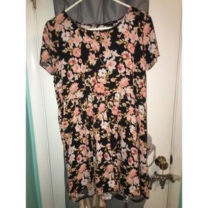 Floral babydoll dress